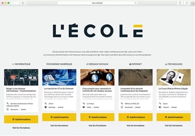 L'École TANU, autoformation au numérique